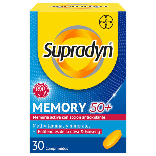 SUPRADYN Memoria 50+ 30 Comprimidos-1