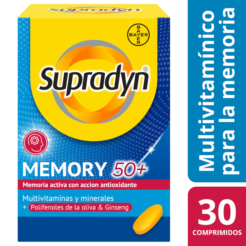 SUPRADYN Memoria 50+ 30 Comprimidos-2