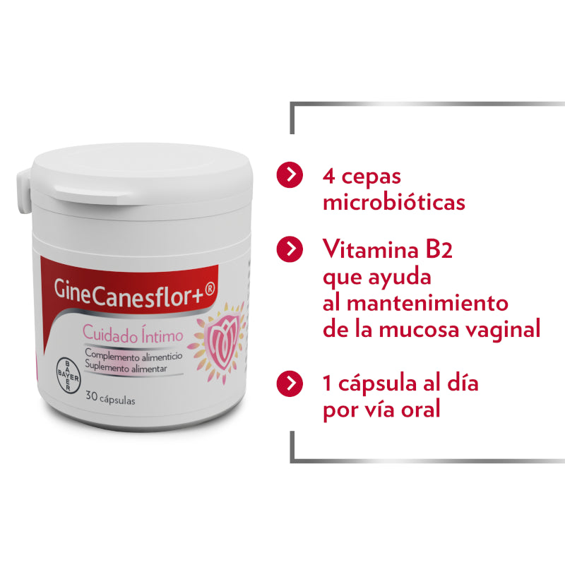 Ginecanesflor+ Cuidado Íntimo 30 Cápsulas-3