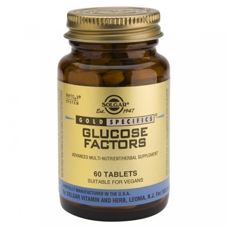 Solgar GS Glucosa Factor 60 Comprimidos-1