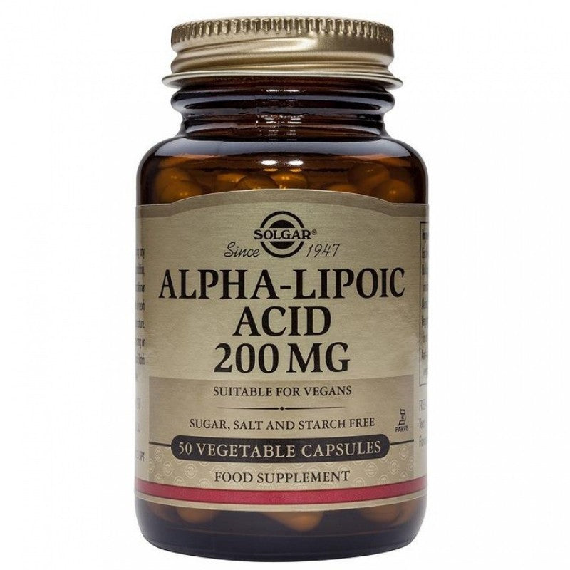 Solgar Ácido Alfa Lipoico 200 mg 50 Cápsulas-1
