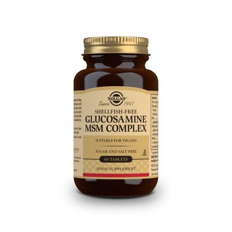 Solgar Glucosamina MSM Complex 60 Comprimidos-1