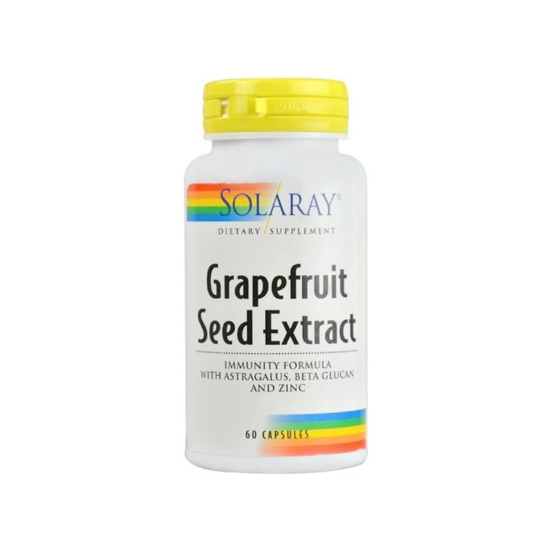 Solaray Grapefruit Seed Extracto de Pomelo 60 Cápsulas-1