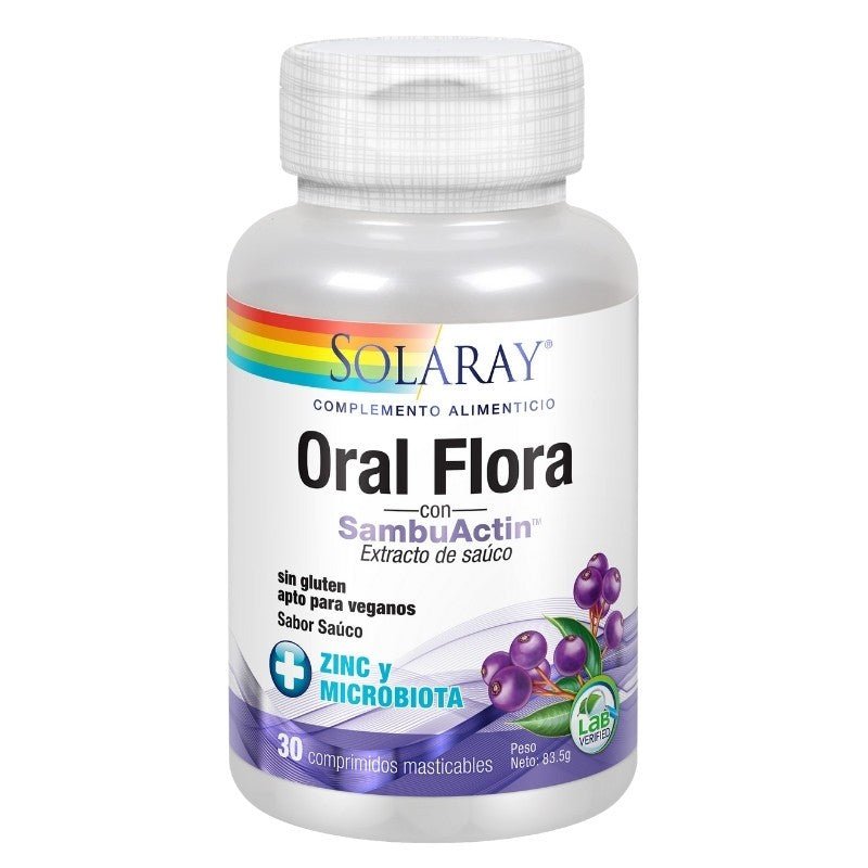 Solaray Oral Flora 30 Comprimidos-1