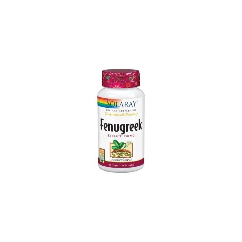 Solaray Fenugreek Fenogreco 350 mg 90 Cápsulas-1