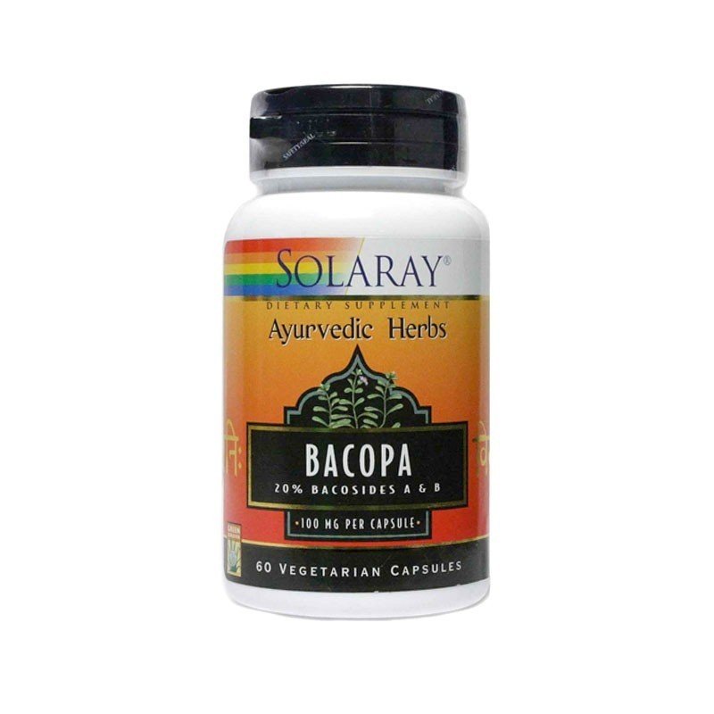 Solaray Bacopa 100 mg 60 Cápsulas-1