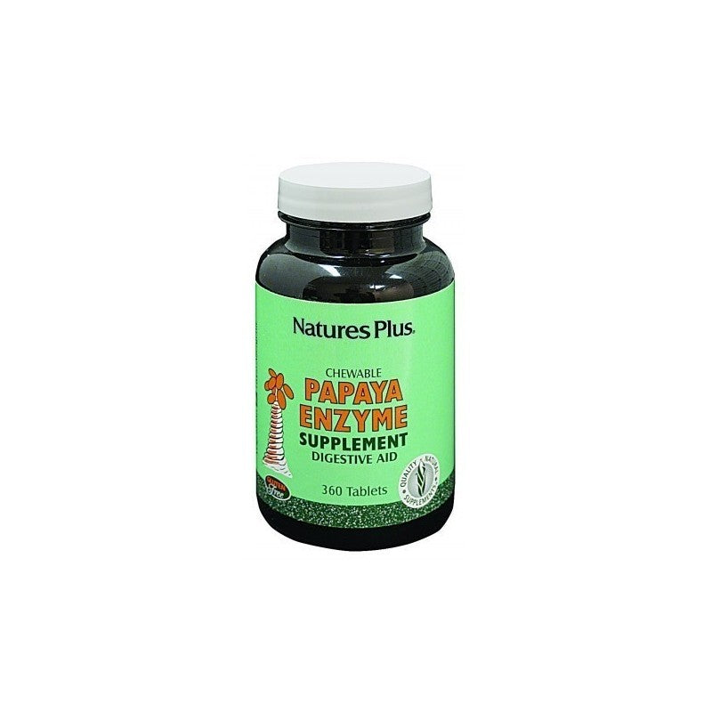 Natures Plus Papaya Enzyme 360 Comprimidos Masticables-1