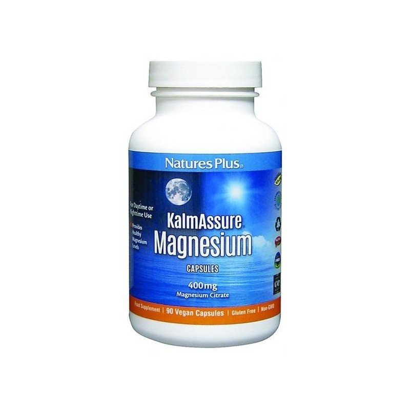 Natures Plus Kalmassure Magnesio 120 Cápsulas-1