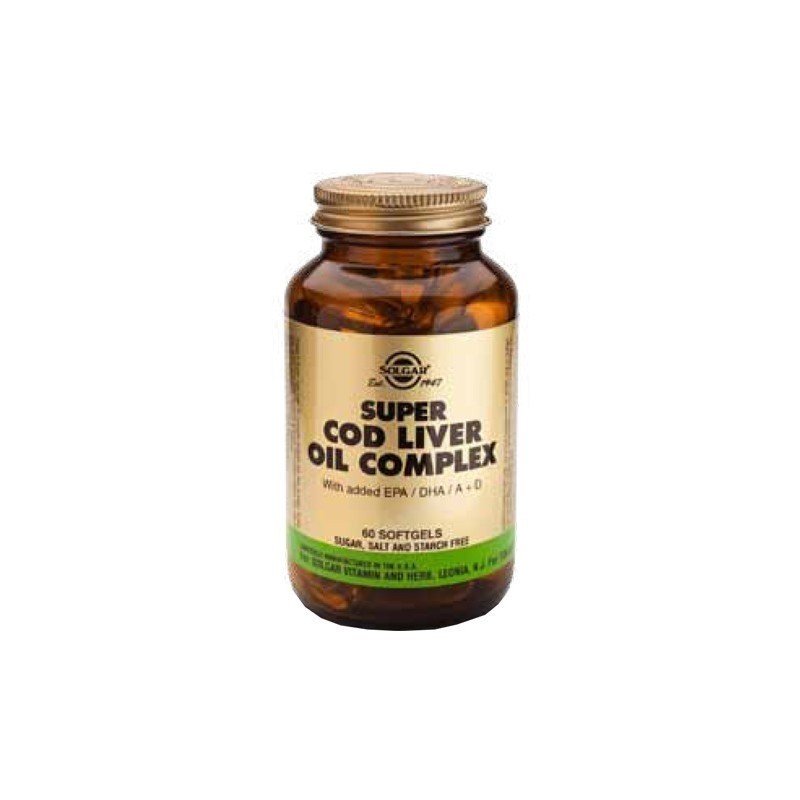 Solgar Super Cod Liver Oil Complex 60 Cápsulas-1