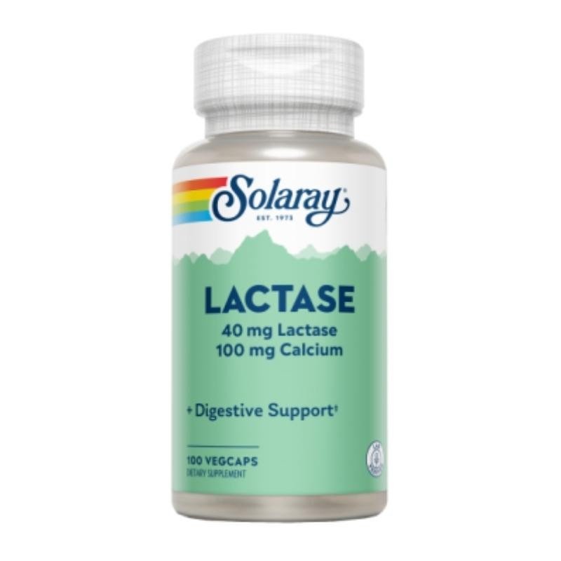 Solaray Lactasa 40 mg 100 Cápsulas-1