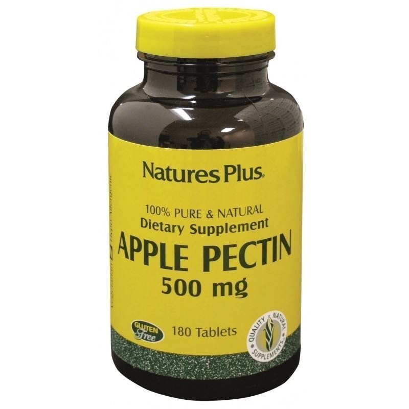 Natures Plus Pectina de Manzana 500 mg 180 Comprimidos-1