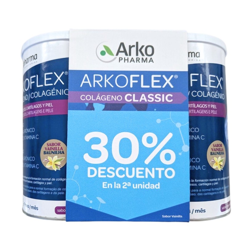 ARKOFLEX Colágeno Sabor Vainilla DUPLO 360+360 gr-1
