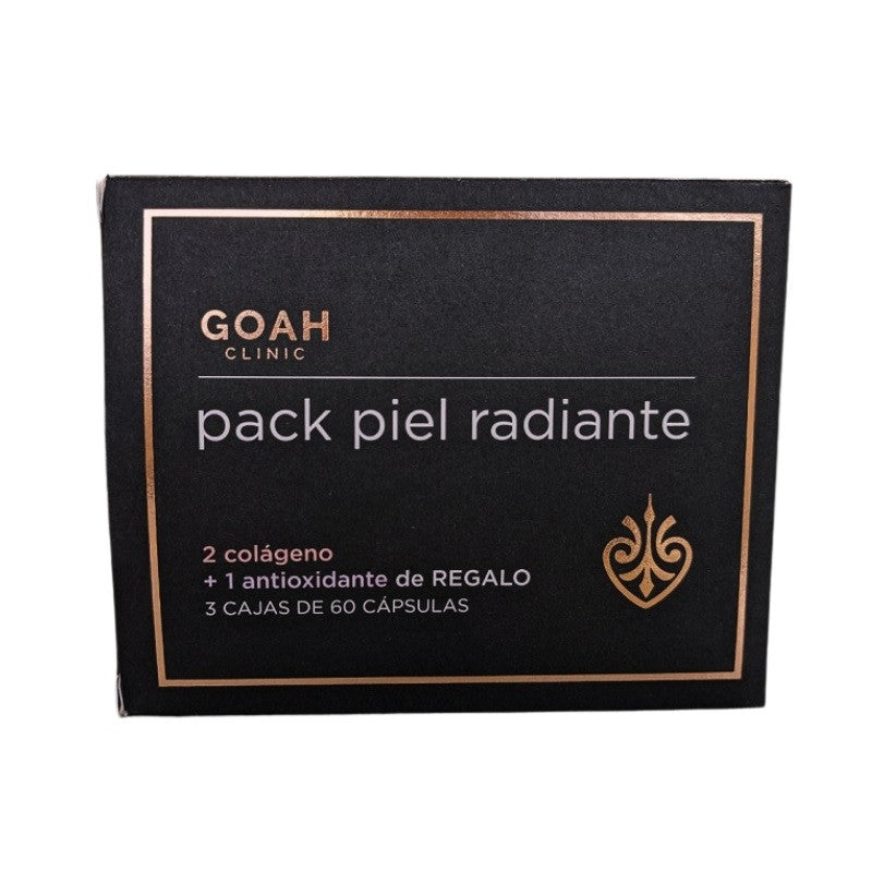GOAH CLINIC Pack Piel Radiante 2x60 Colágeno + Antioxidante 60 cap de REGALO-1