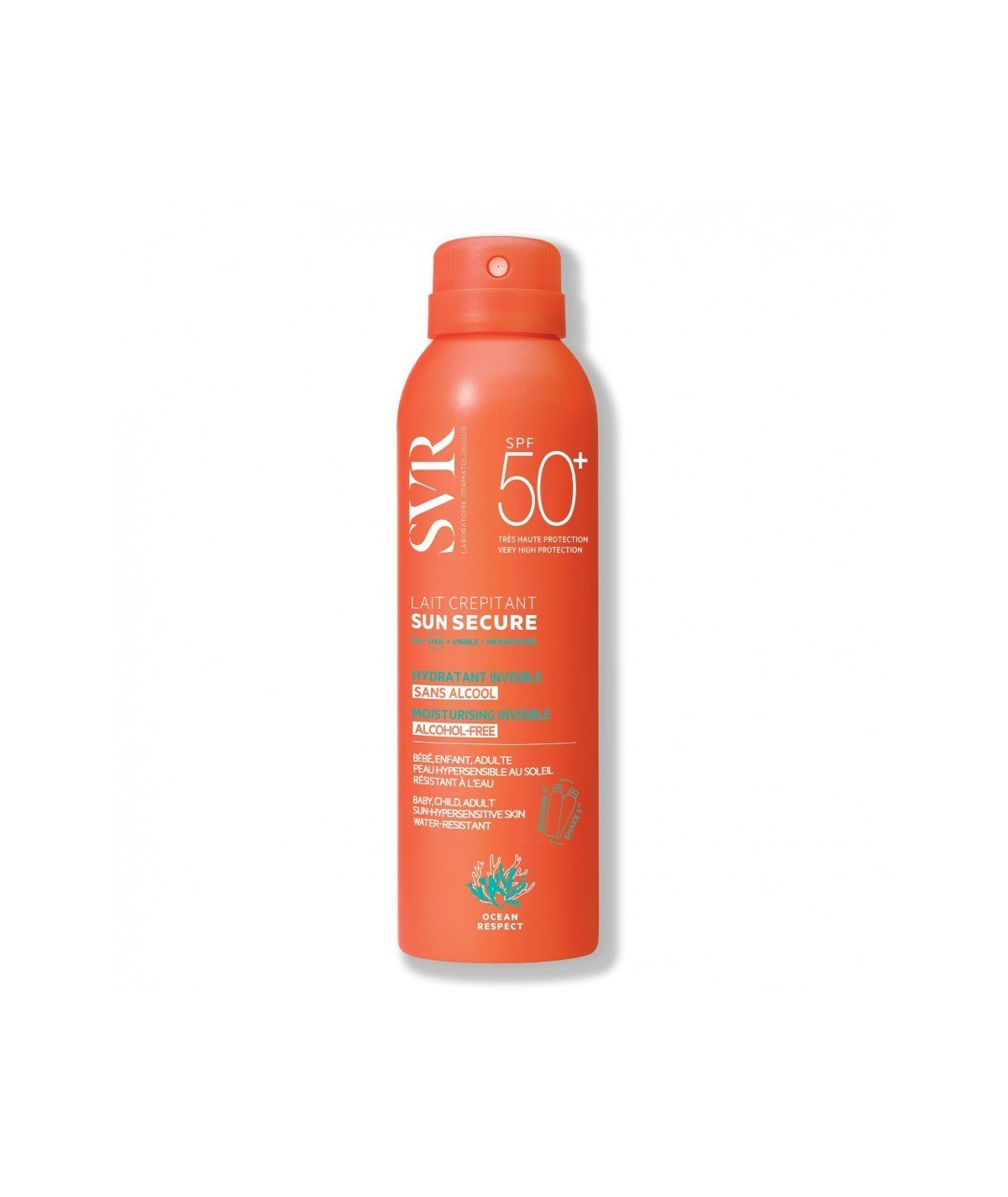 SVR Sun Secure Lait Crepitant SPF50+ 200 ml-1
