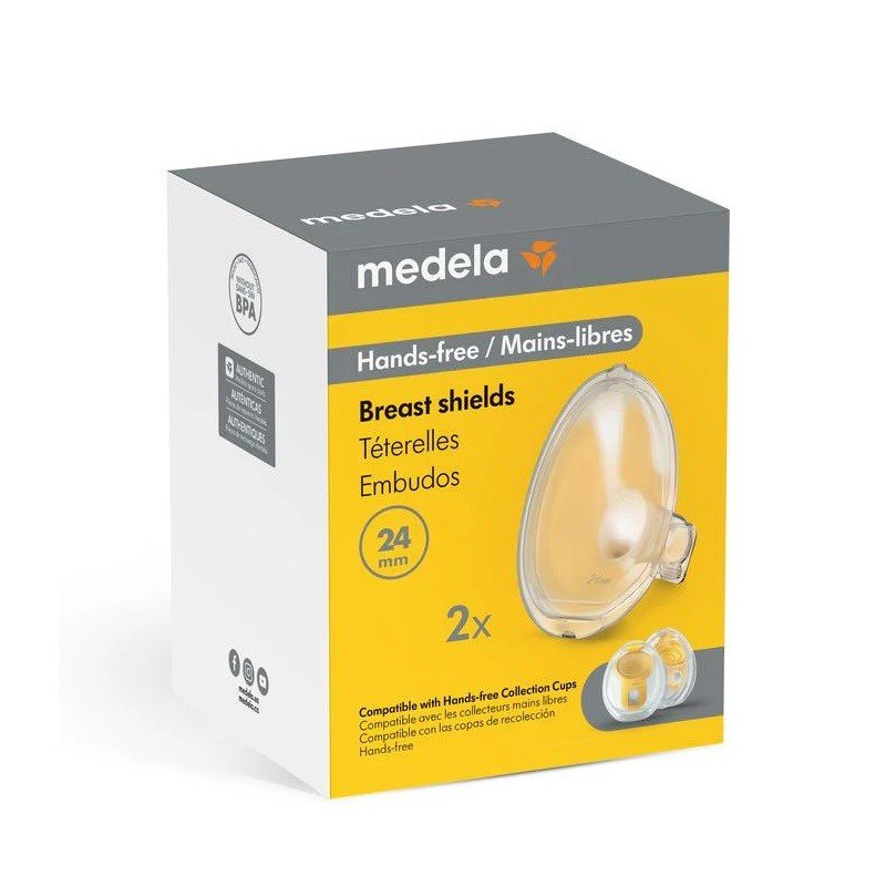Medela Embudos Manos Libres Talla M 24mm 2 unidades-1
