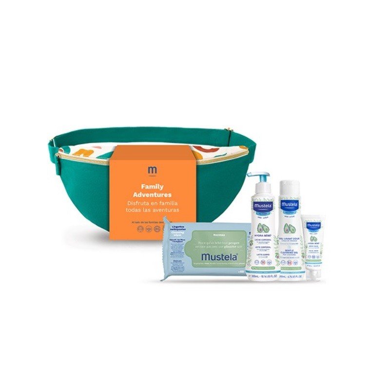 MUSTELA Riñonera Family Adventures color Verde 4 productos-1