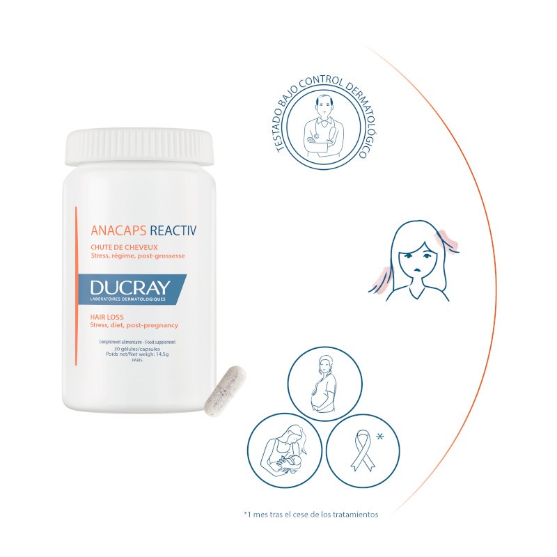 DUCRAY Anacaps Reactiv 90 Cápsulas-5