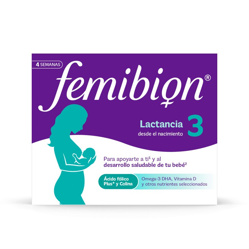 FEMIBION 3 Lactancia 28 Comprimidos + 28 Cápsulas (4 semanas)-2
