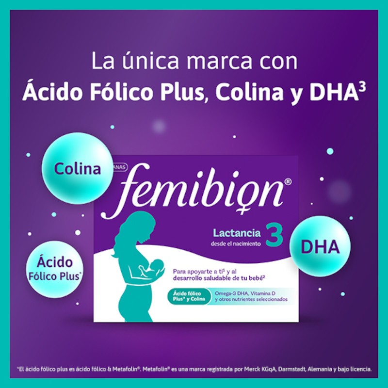 FEMIBION 3 Lactancia Duplo 2x 28 Comprimidos + 28 Cápsulas (8 semanas)-4