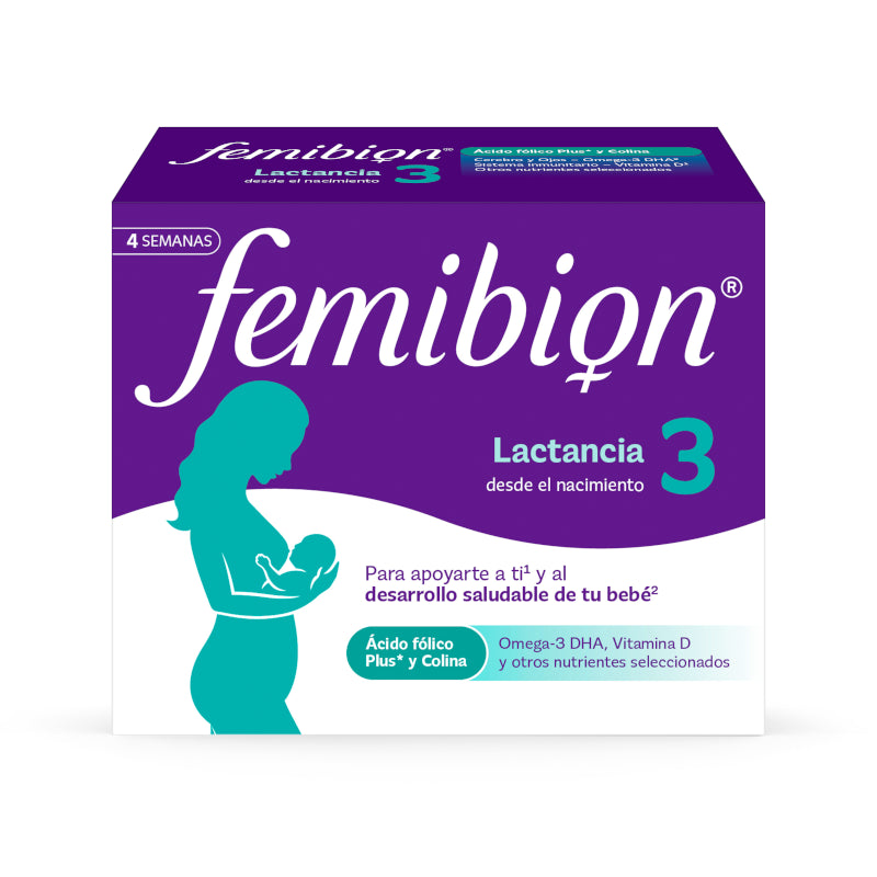 FEMIBION 3 Lactancia Duplo 2x 28 Comprimidos + 28 Cápsulas (8 semanas)-2