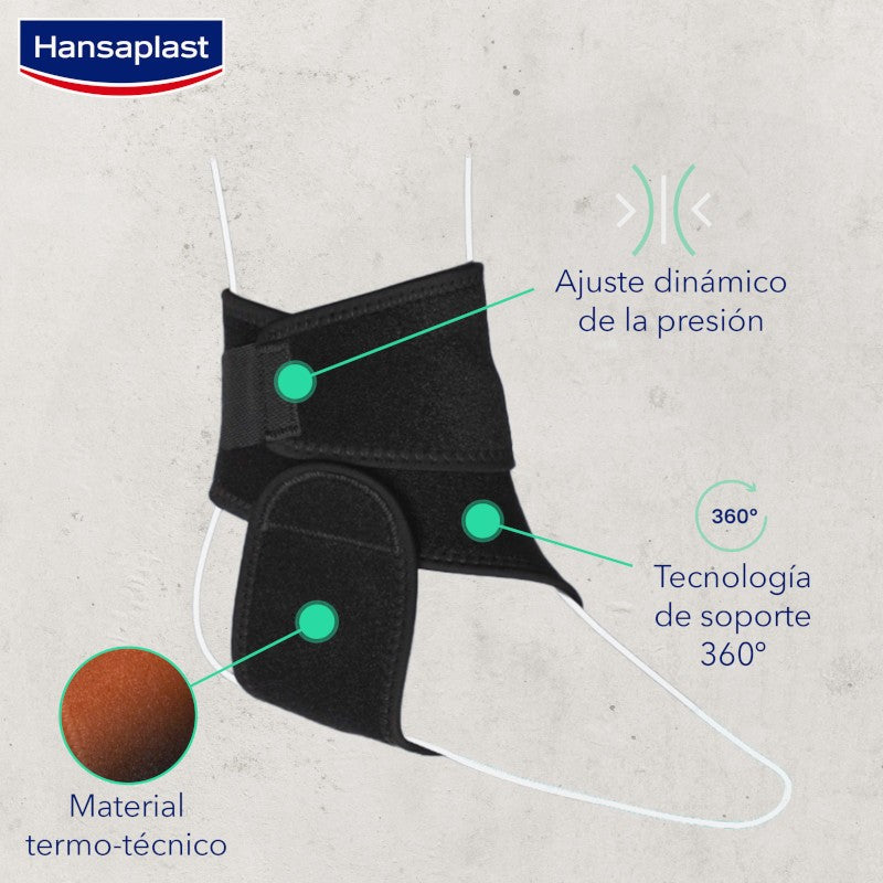 HANSAPLAST Tobillera Soporte Ajustable 1 unidad-3