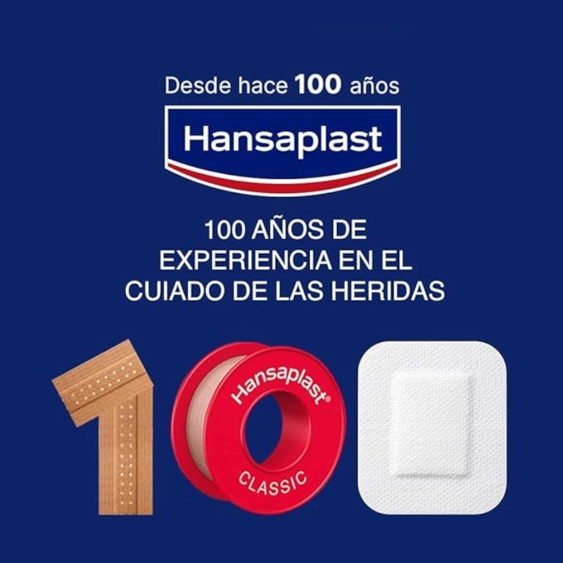 HANSAPLAST Esparadrapo Clásico 5m x 2,5cm-5