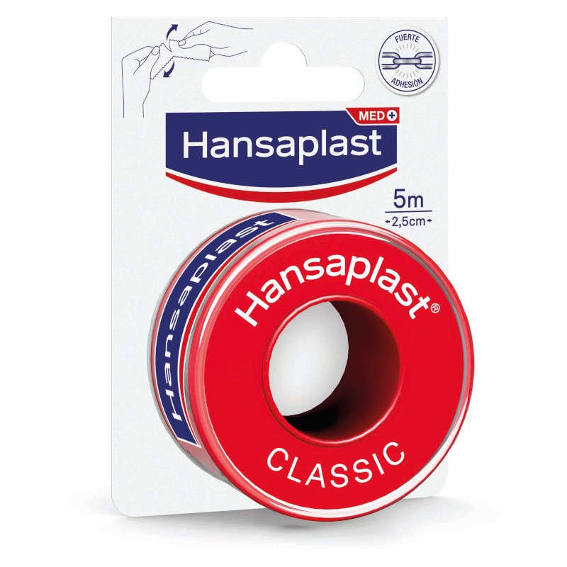 HANSAPLAST Esparadrapo Clásico 5m x 2,5cm-1
