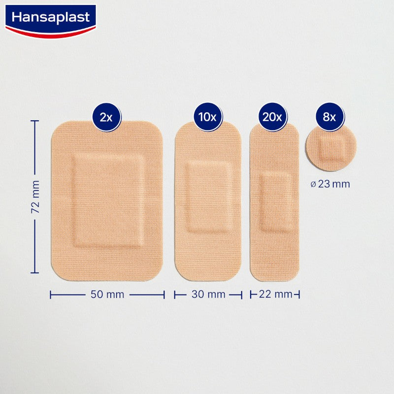 HANSAPLAST Elastic Surtido 40 apósitos 4 tamaños-2