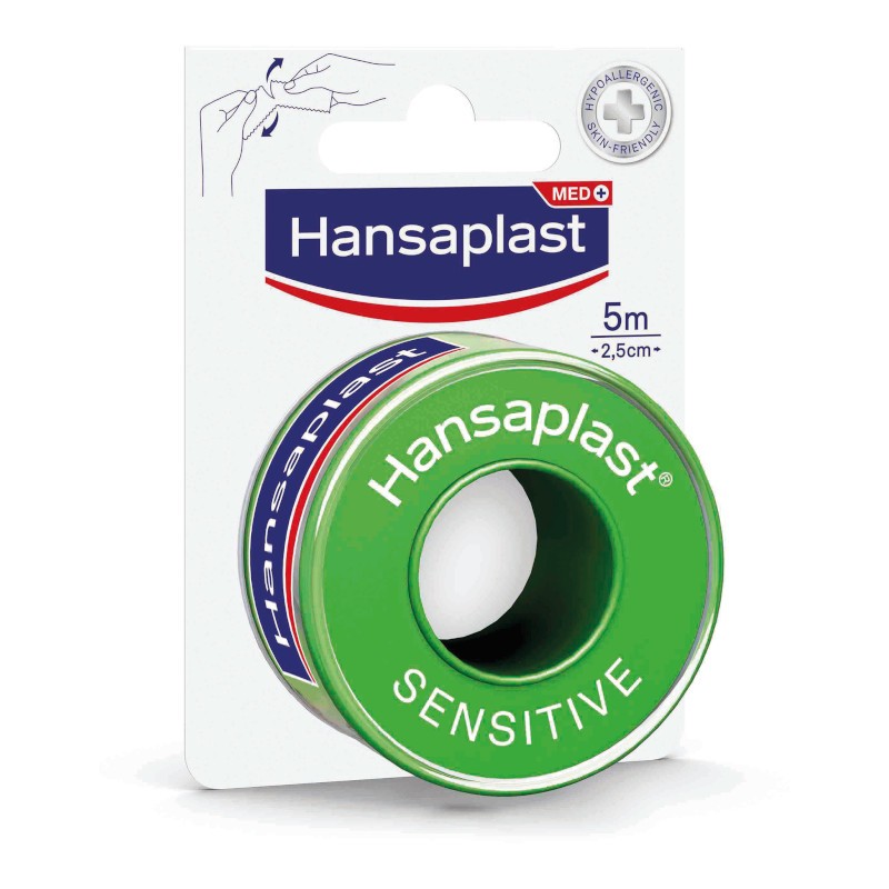 HANSAPLAST Esparadrapo Sensitive 5m x 2,5cm-1