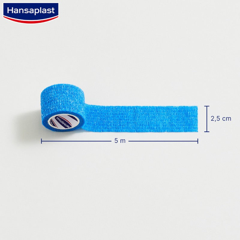 HANSAPLAST Venda Cohesiva para Dedos Azul 5m x 2,5cm-3