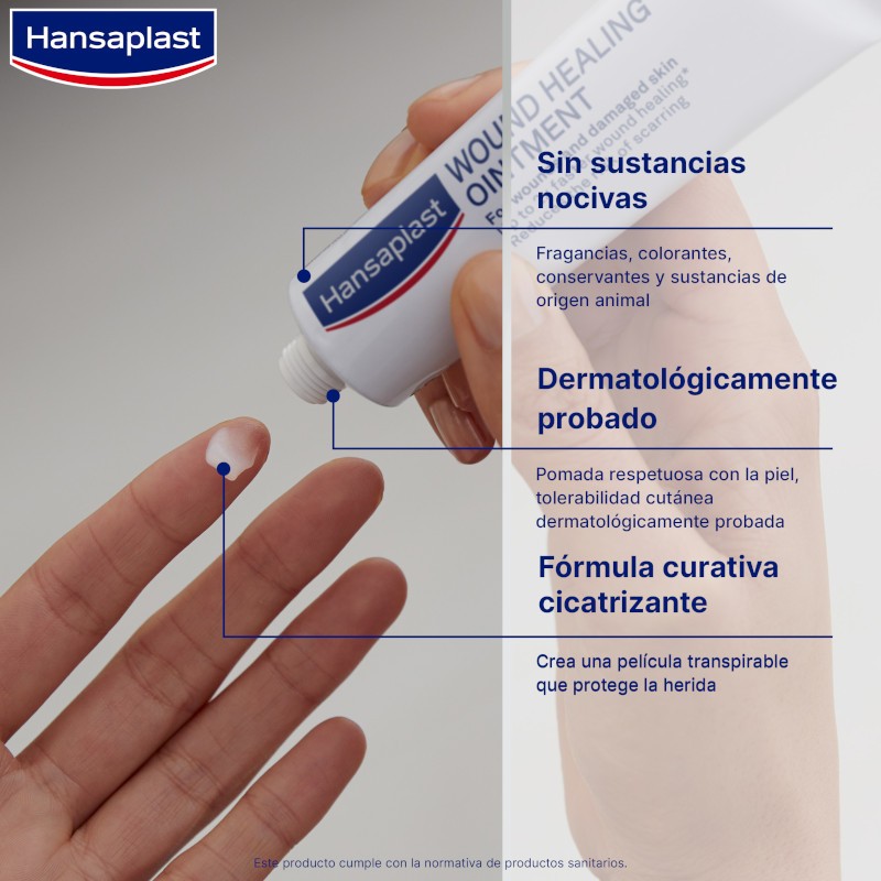 HANSAPLAST Pomada para Curar Heridas 20g-4