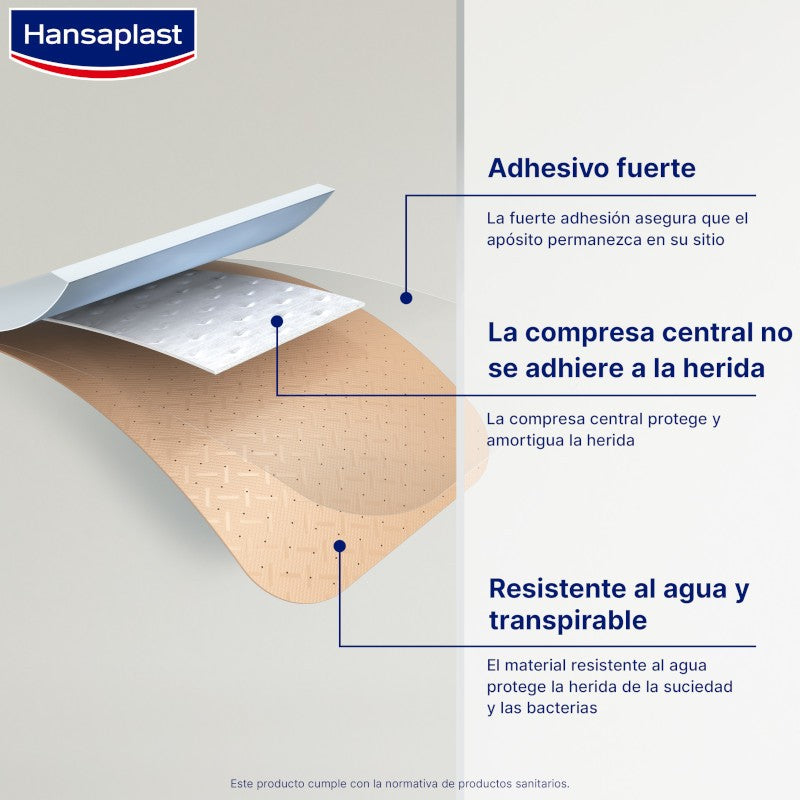 Hansaplast Universal Surtido 4 tamaños 100 apósitos-4