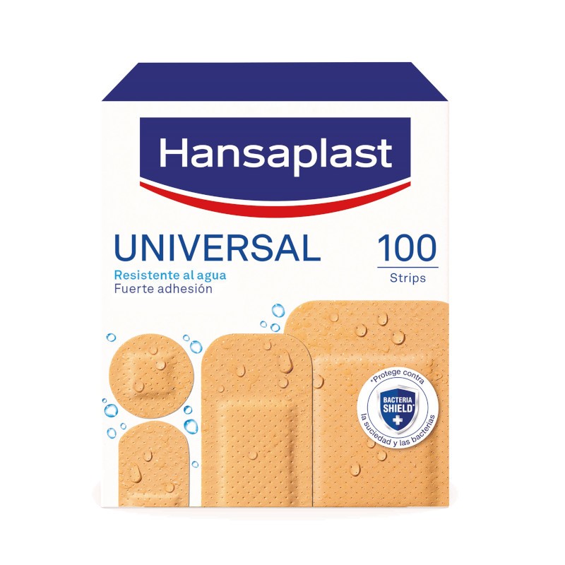 Hansaplast Universal Surtido 4 tamaños 100 apósitos-1