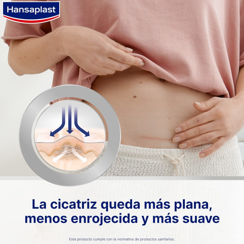 HANSAPLAST Reductor de Cicatrices 21 apósitos 68x38mm-5