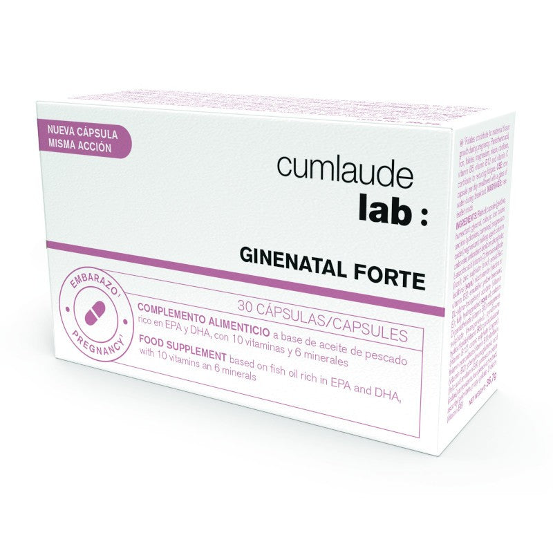 CUMLAUDE LAB Ginenatal Forte 30 Cápsulas-1