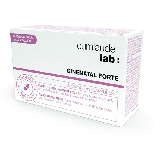 CUMLAUDE LAB Ginenatal Forte 30 Cápsulas-1