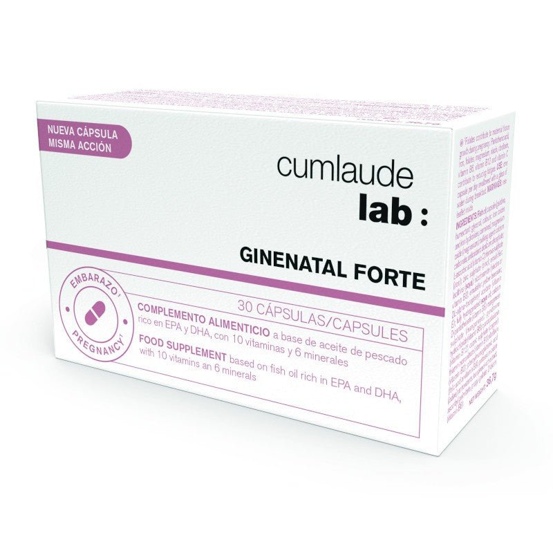 CUMLAUDE LAB Ginenatal Forte 30 Cápsulas-1