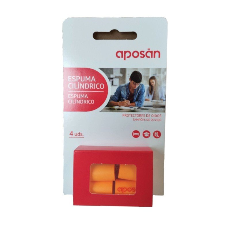 APOSAN Tapones Oídos de Espuma Poliuretano 4 uds-1