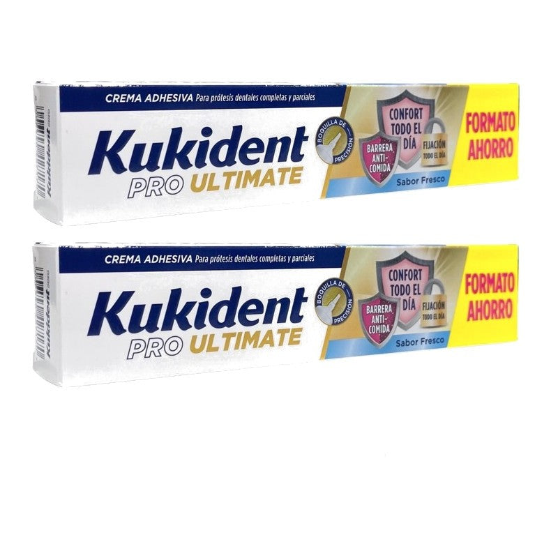 KUKIDENT Pro Ultimate Prótesis Dental Duplo 2x57 g-1