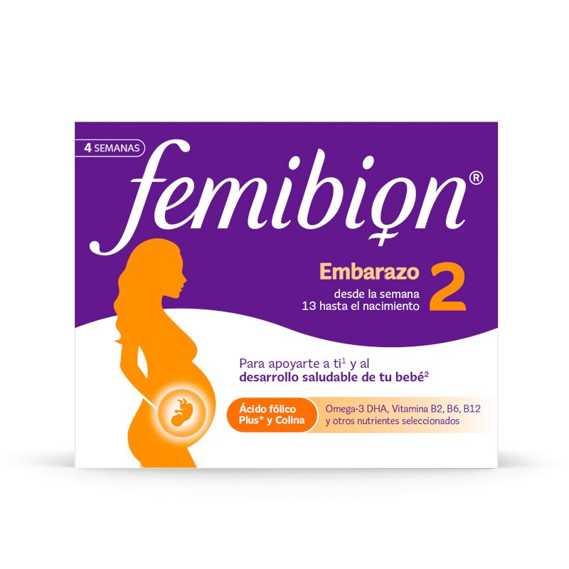 FEMIBION 2 Embarazo 28 Comprimidos + 28 Cápsulas (4 semanas)-1