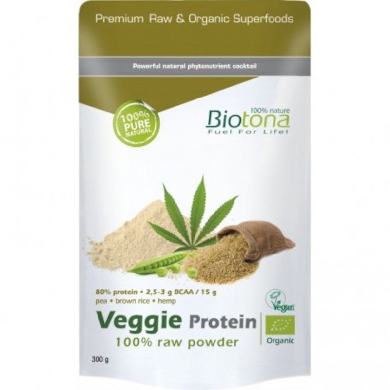 Biotona Polvo de Proteína Vegana Bio 300 g-1