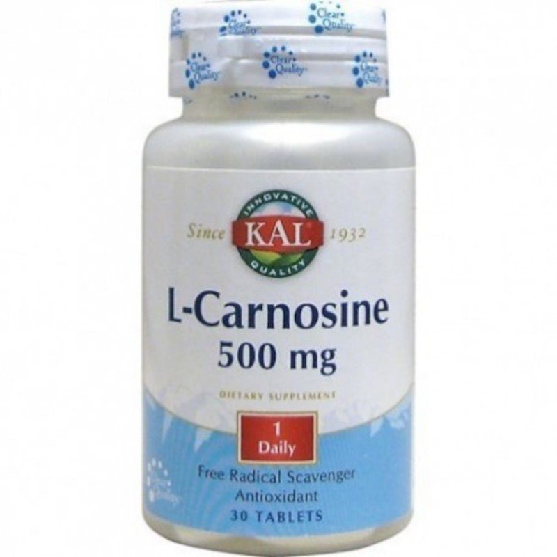 Kal L-Carnosine 500 mg 30 Cápsulas-1