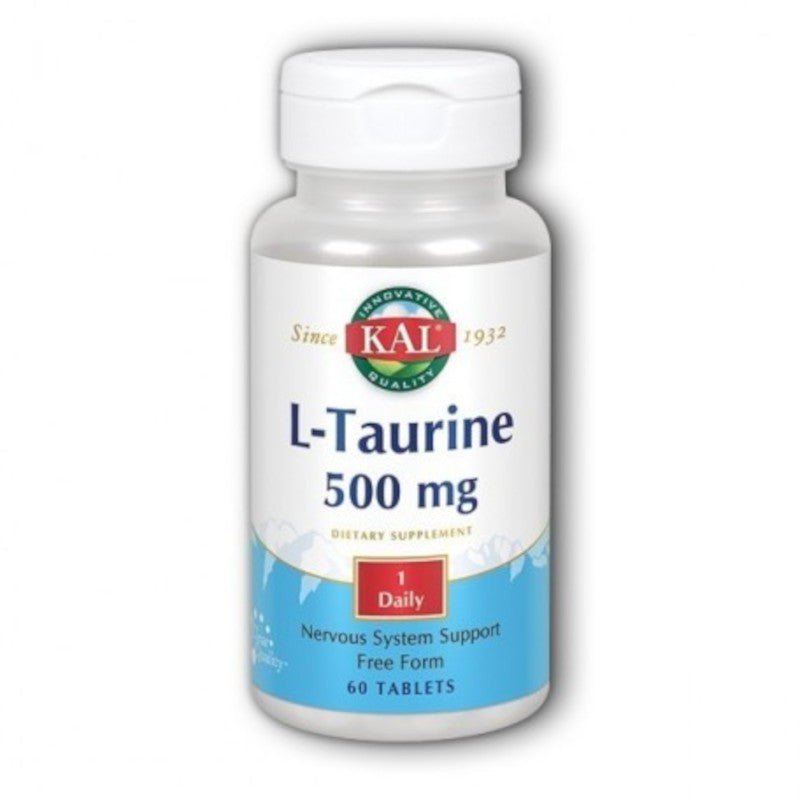 Kal L-Taurina 500 mg 60 Cápsulas-1