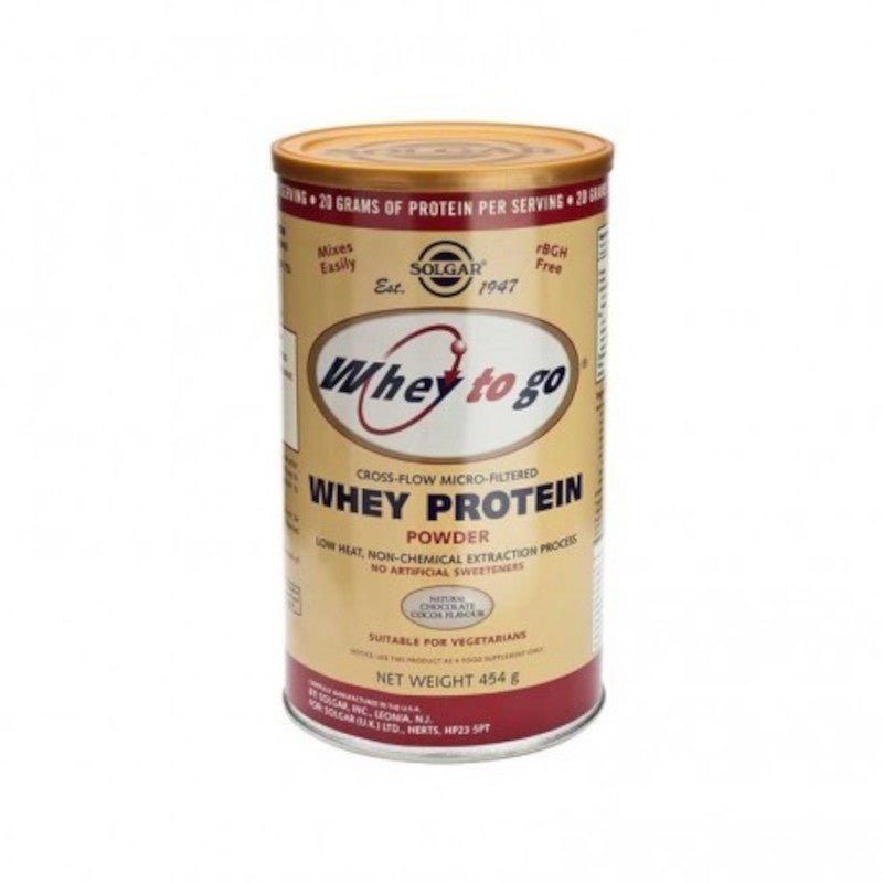 Solgar Whey To Go Proteína en Polvo Chocolate 453 g-1
