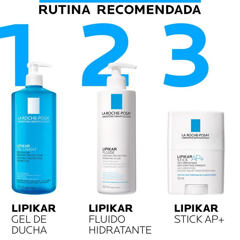 LIPIKAR Gel de Ducha DUPLO 2x750ml - LA ROCHE POSAY-9