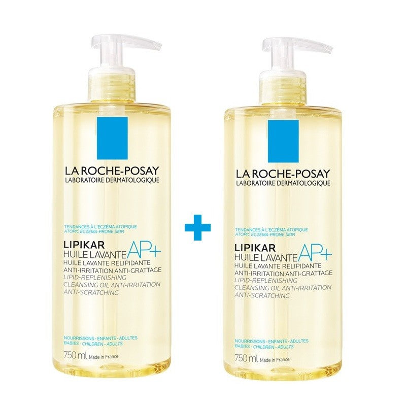 LIPIKAR Aceite Limpiador AP+ DUPLO 2x750ml - LA ROCHE POSAY-1