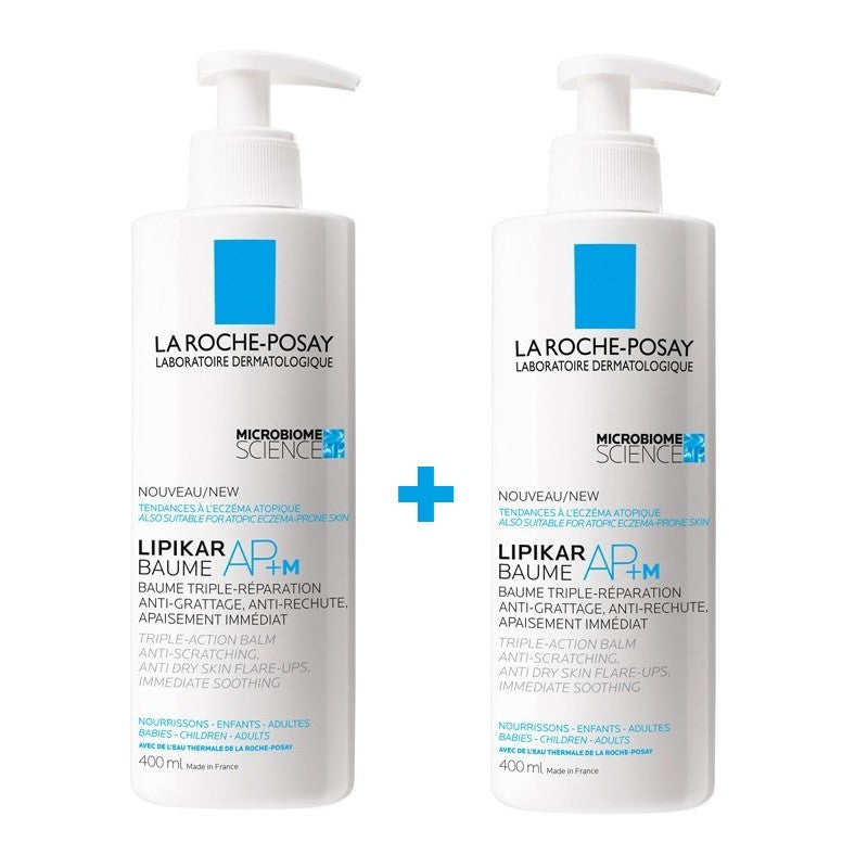 LIPIKAR Baume AP+M Bálsamo Emoliente DUPLO 2x400ml - LA ROCHE POSAY-1