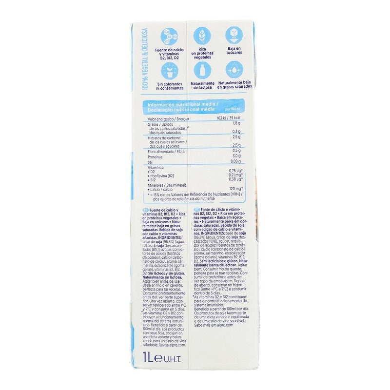ALPRO Bebida de Soja 100% Vegetal 1L-3