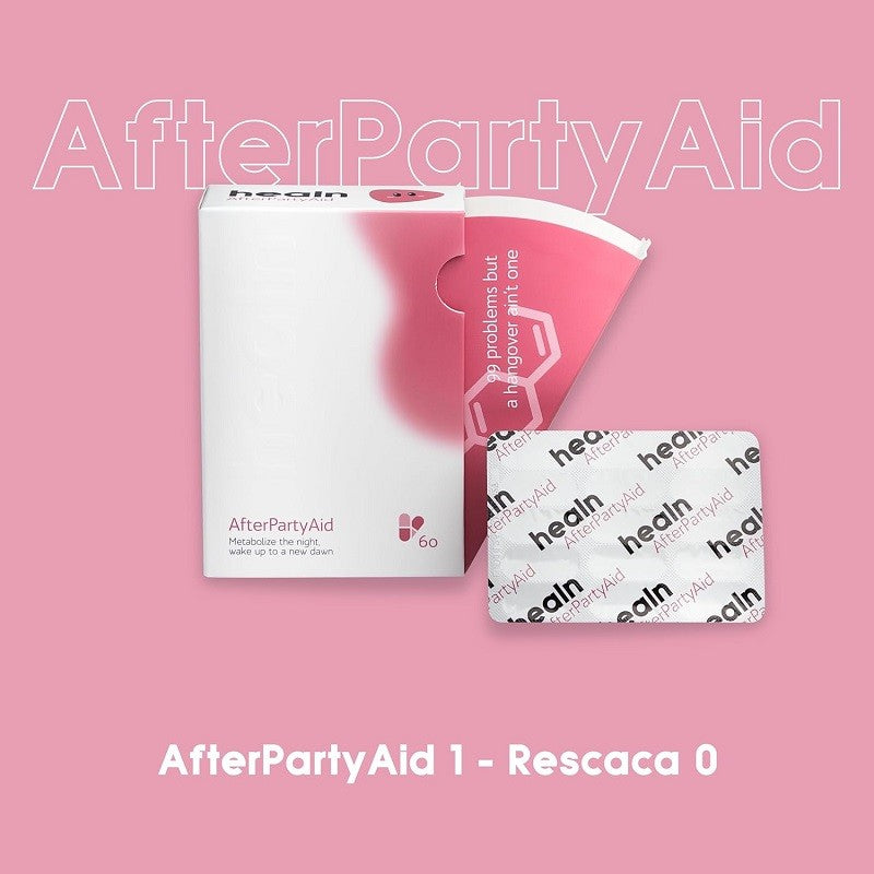 HEALN AfterPartyAid Multivitamínico Anti Resaca 60 Cápsulas-6