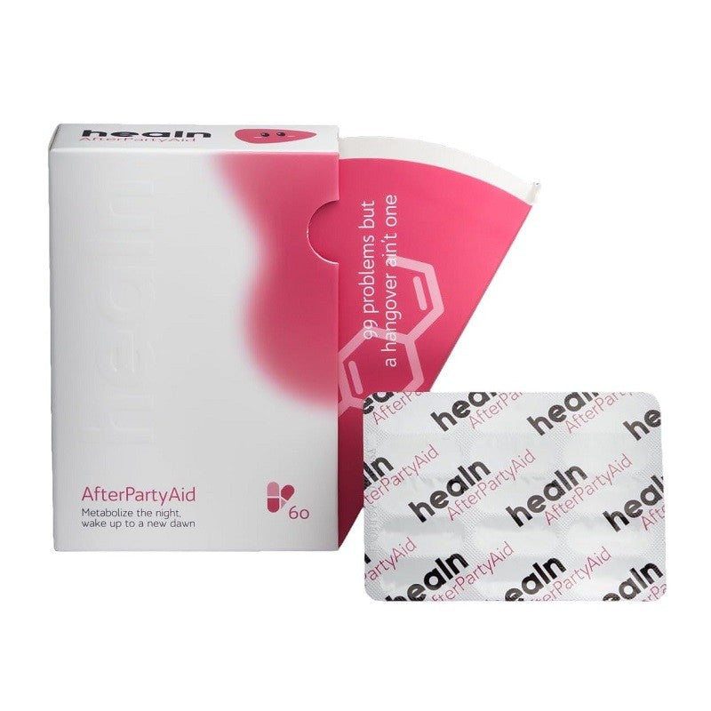 HEALN AfterPartyAid Multivitamínico Anti Resaca 60 Cápsulas-2
